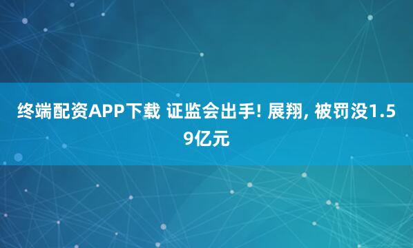 终端配资APP下载 证监会出手! 展翔, 被罚没1.59亿元