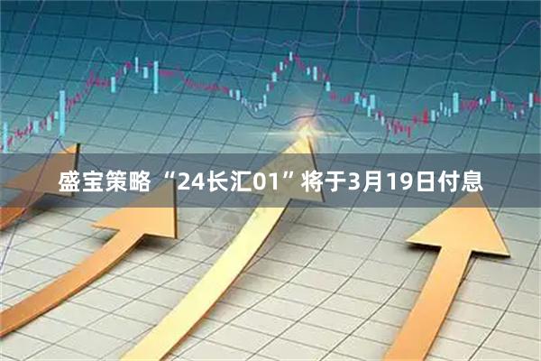 盛宝策略 “24长汇01”将于3月19日付息